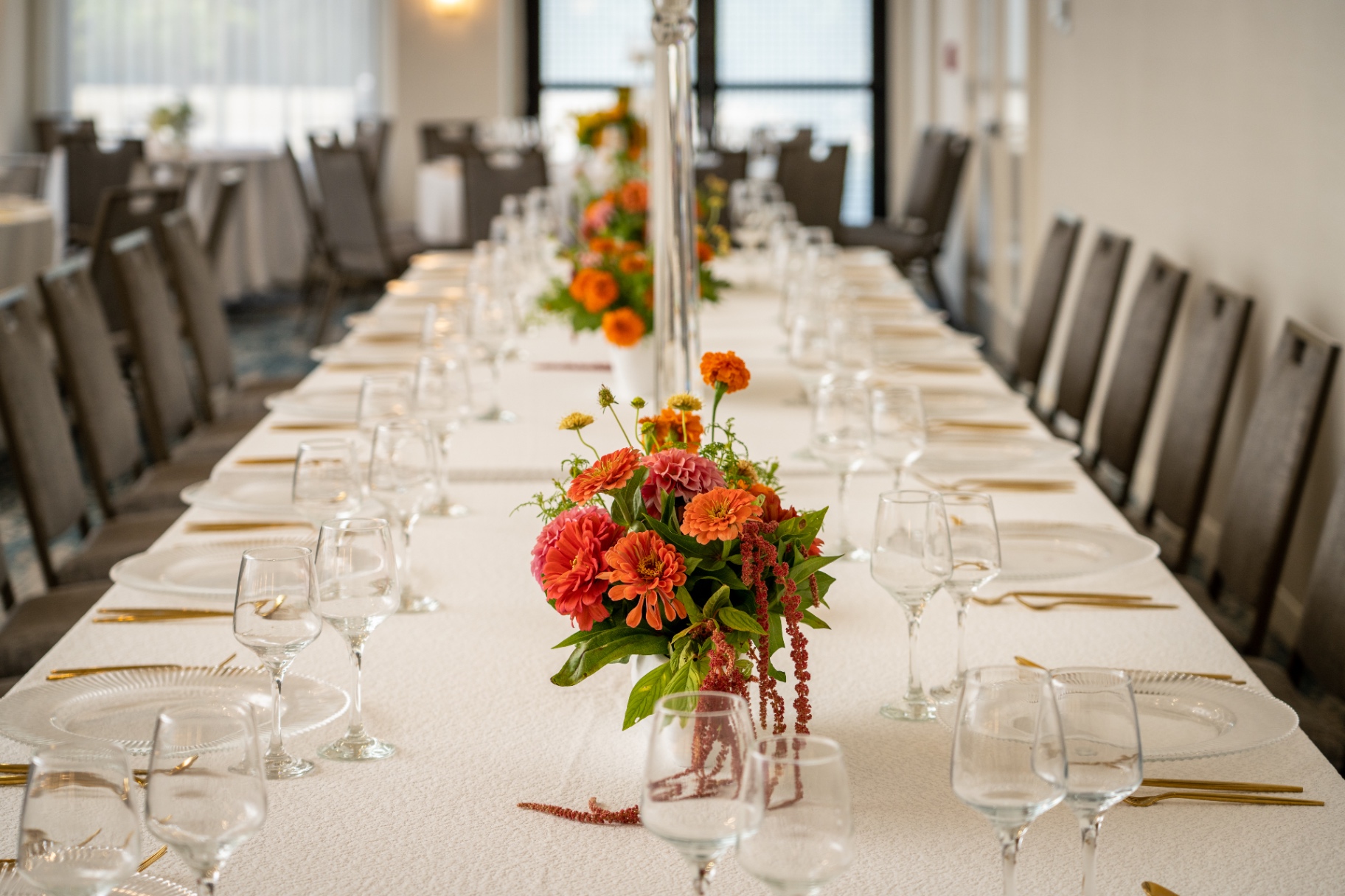 Long Table with Florals